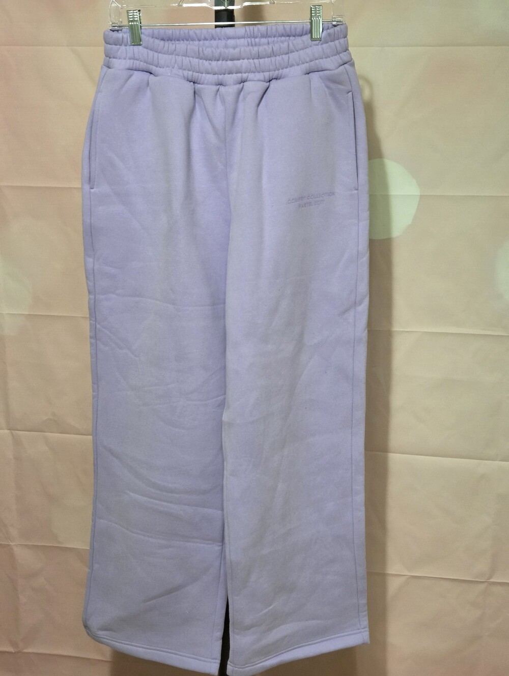 Comfrt Lavender Wide-Leg Sweatpants Pastel Edition Medium NWOT